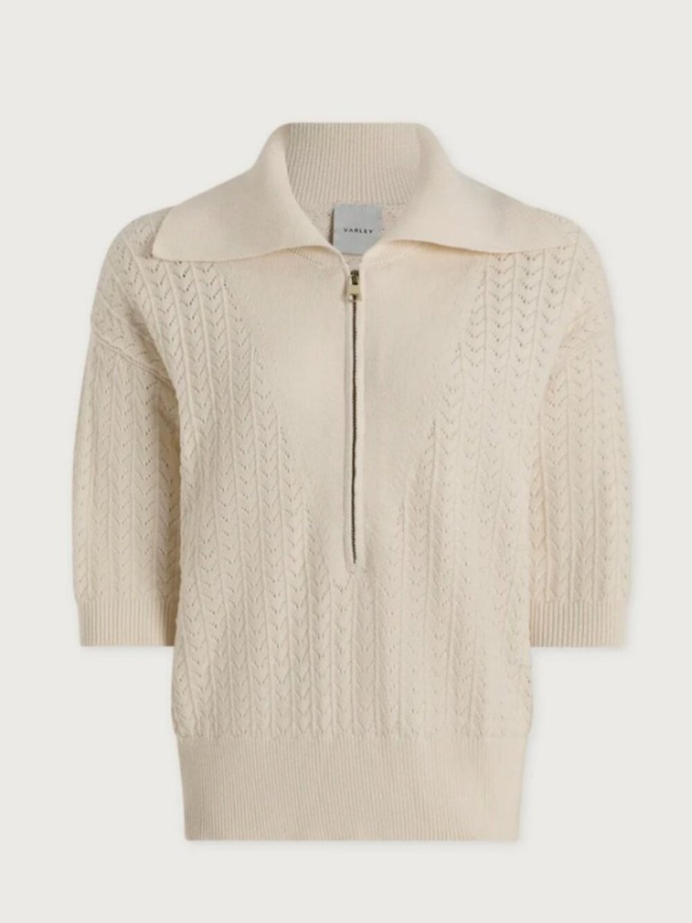 NWOT Varley Arney Half-Zip Knit Polo - size S/XS - Picture 5 of 7